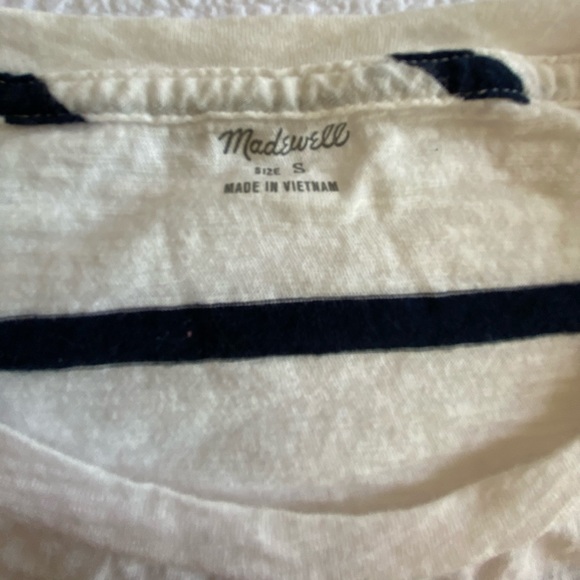 Madewell navy striped tee ⚓️ - Picture 2 of 4